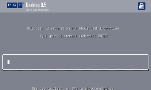 PGP Whole Disk Encryption