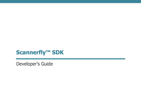 Scannerfly SDK Developer's Guide